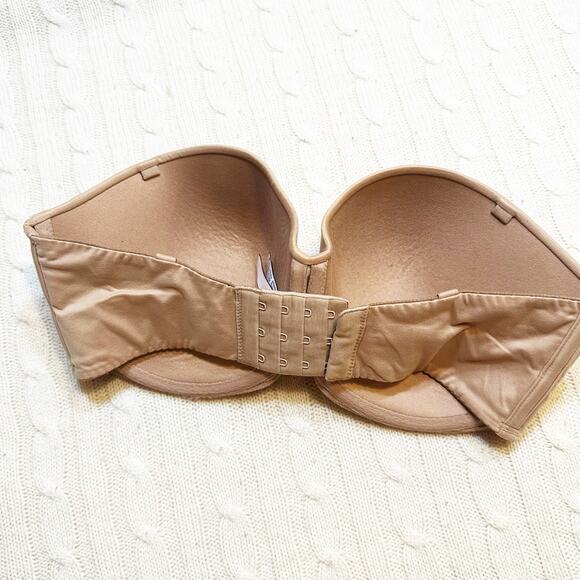 Victoria's Secret Tan Strapless Bra sz 32DDD - Picture 2 of 5
